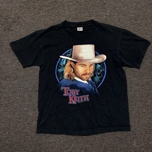 Vintage 1996 Toby Keith Blue Moon Tour T Shirt XL Single Stitch 90s Country